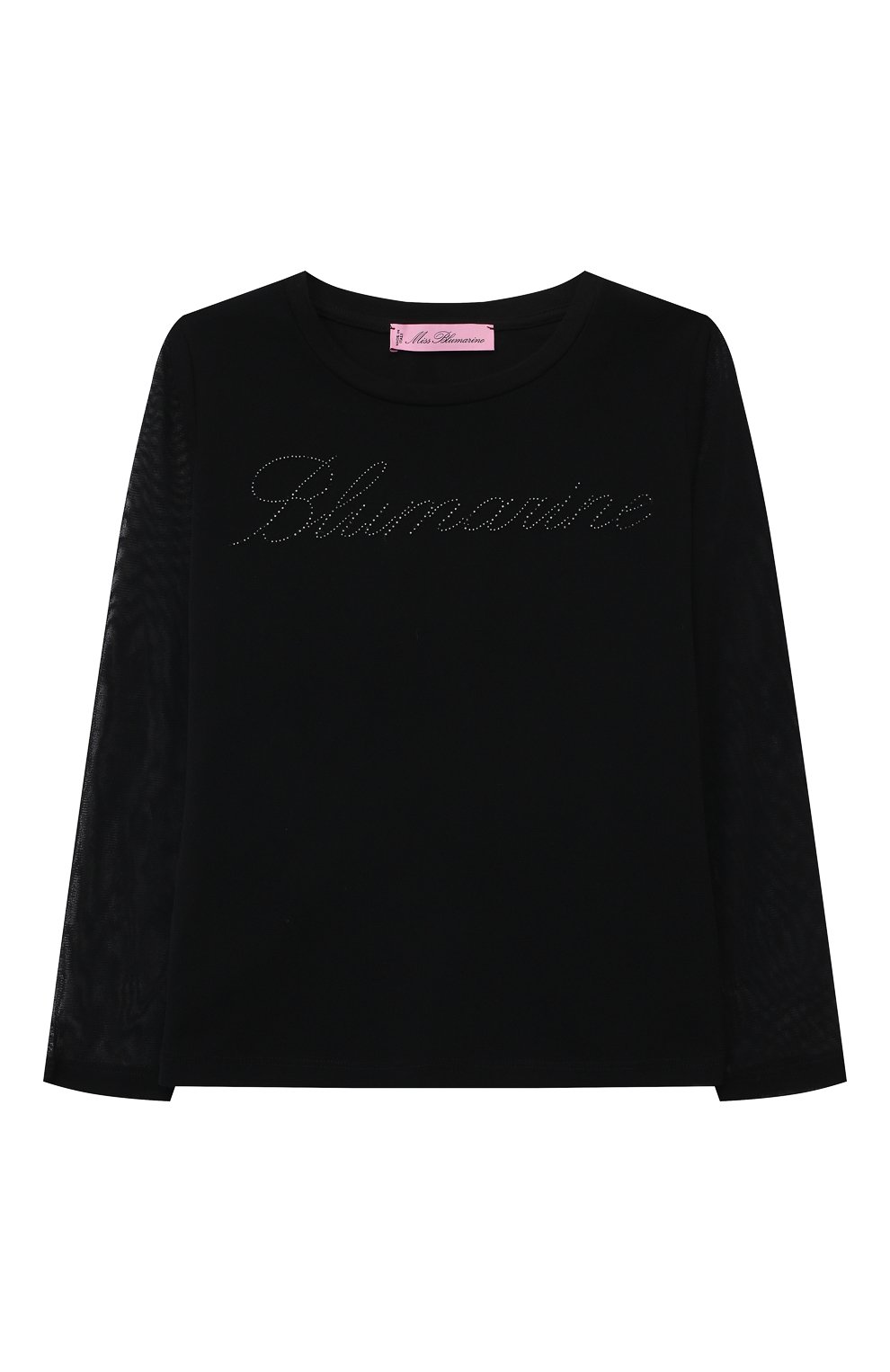 Лонгслив BLUMARINE черного цвета по цене 9900 руб., арт. IF3071J5003, фото 1 Лонгслив BLUMARINE, арт. IF3071J5003, фото 1