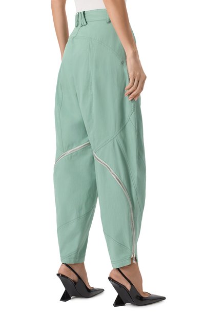 Хлопковые брюки THE ATTICO, арт. 250WCP00267/CCC110AA, фото 4