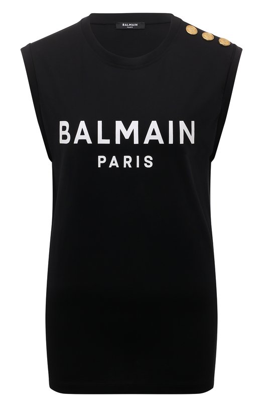 фото Хлопковая майка balmain