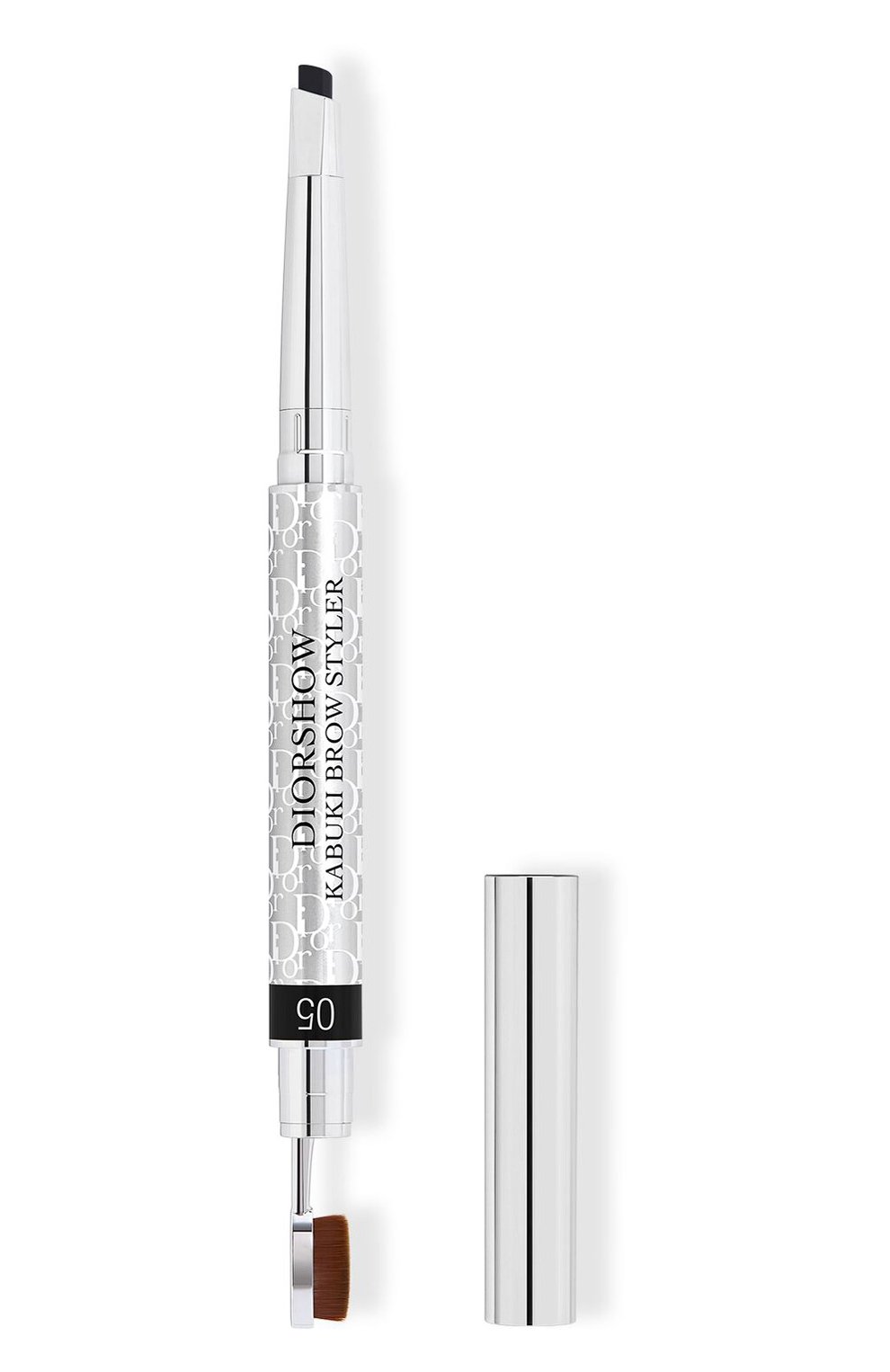 Карандаш для бровей с кистью кабуки diorshow kabuki brow styler, оттенок 05 черный (0.29g) DIOR, арт. C021300005, фото 1