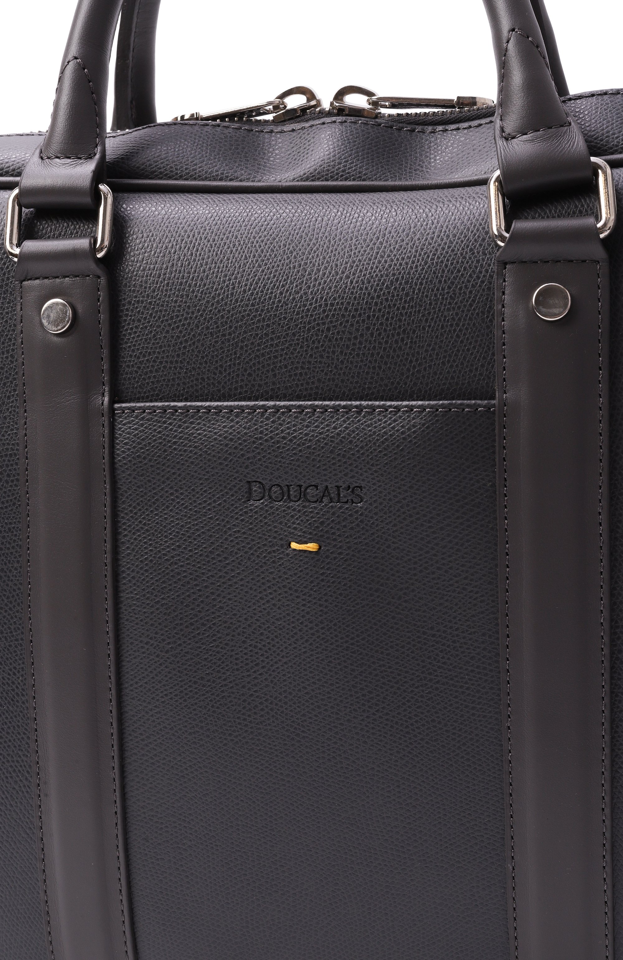 Портфель DOUCAL'S темно-серого цвета по цене 84800 руб., арт. DB0020--02PT7360, фото 3 Портфель DOUCAL'S, арт. DB0020--02PT7360, фото 3