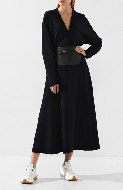 Шерстяное платье LANVIN темно-синего цвета по цене 209000 руб., арт. RW-DR358K-2414-H19, фото 2 Шерстяное платье LANVIN, арт. RW-DR358K-2414-H19, фото 2