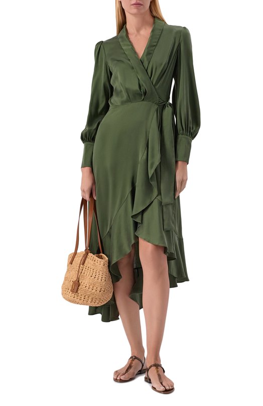 Кожаные сандалии Cassandra Saint Laurent 711825/AAC40 Коричневый  711825/AAC40 Фото 3