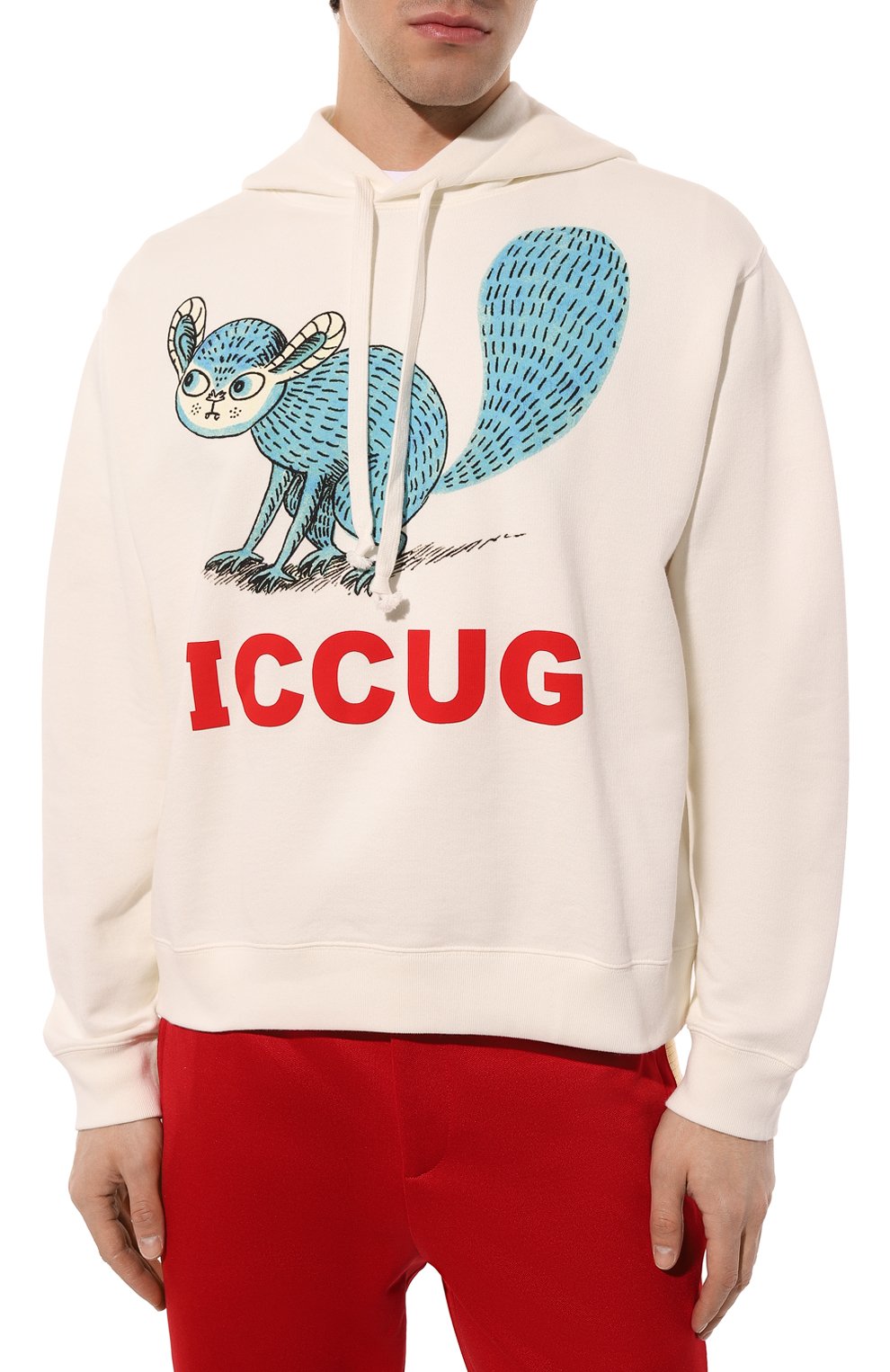 Хлопковое худи GUCCI, арт. 646953 XJDJR, фото 3