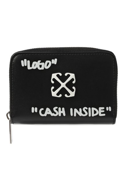 Женский кожаный кошелек OFF-WHITE, арт. 0WNK001C99LEA001