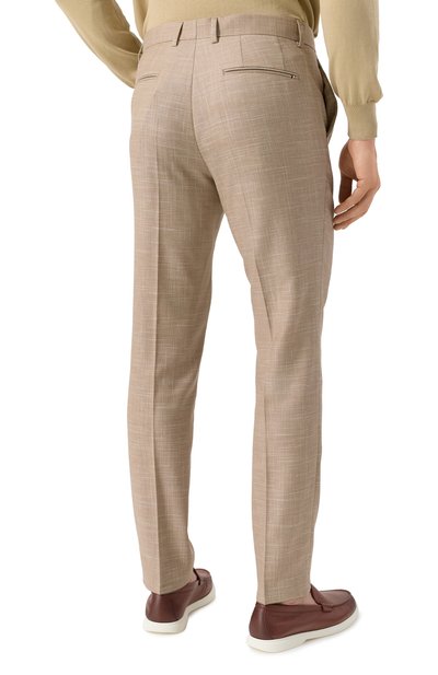 Брюки из шерсти и хлопка BOSS, арт. 50535685, фото 4