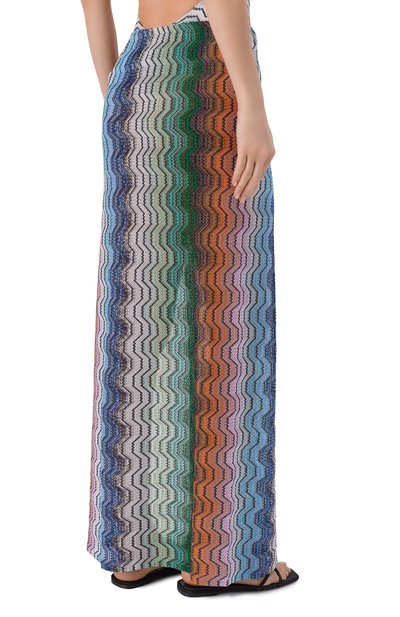 Юбка из вискозы MISSONI разноцветного цвета по цене 93050 руб., арт. MS26SH0A/BR015D, фото 4 Юбка из вискозы MISSONI, арт. MS26SH0A/BR015D, фото 4