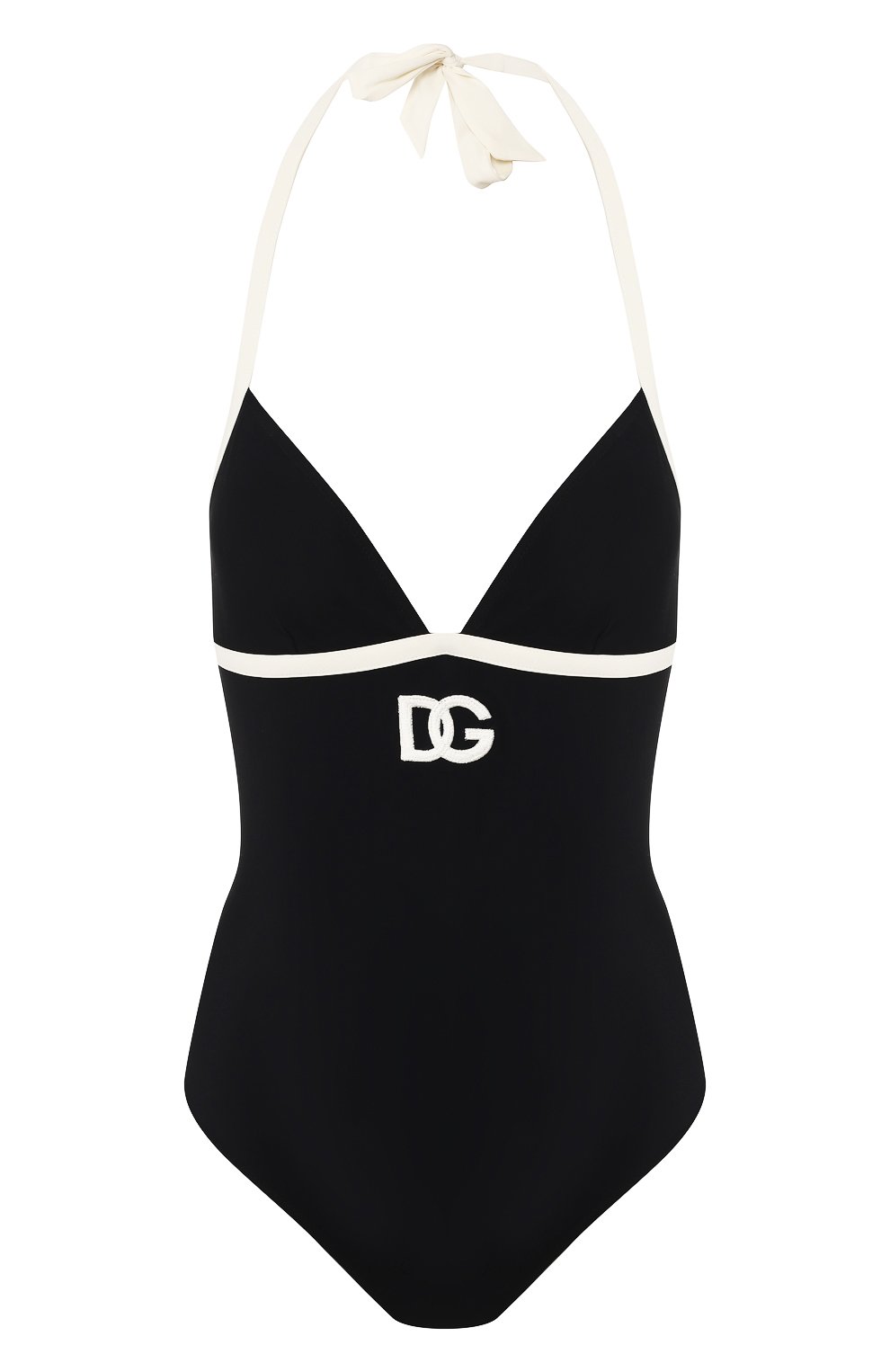Слитный купальник DOLCE & GABBANA черного цвета по цене 54950 руб., арт. 09A52J/FUGA2, фото 1 Слитный купальник DOLCE & GABBANA, арт. 09A52J/FUGA2, фото 1