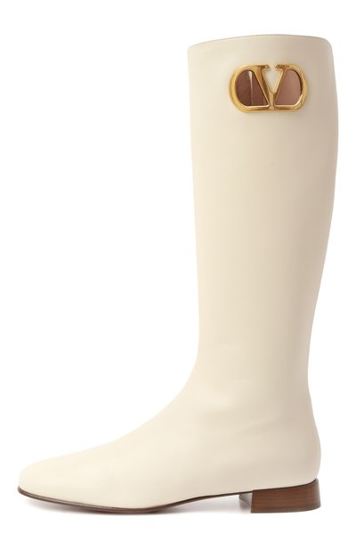 Кожаные сапоги vlogo signature VALENTINO, арт. 7W2S0LI5/DDT, фото 4