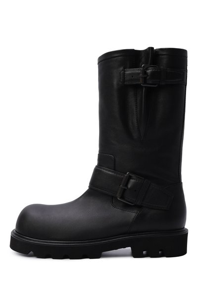 Кожаные сапоги JUUN.J черного цвета по цене 99500 руб., арт. JC68K1P01, фото 3 Кожаные сапоги JUUN.J, арт. JC68K1P01, фото 3