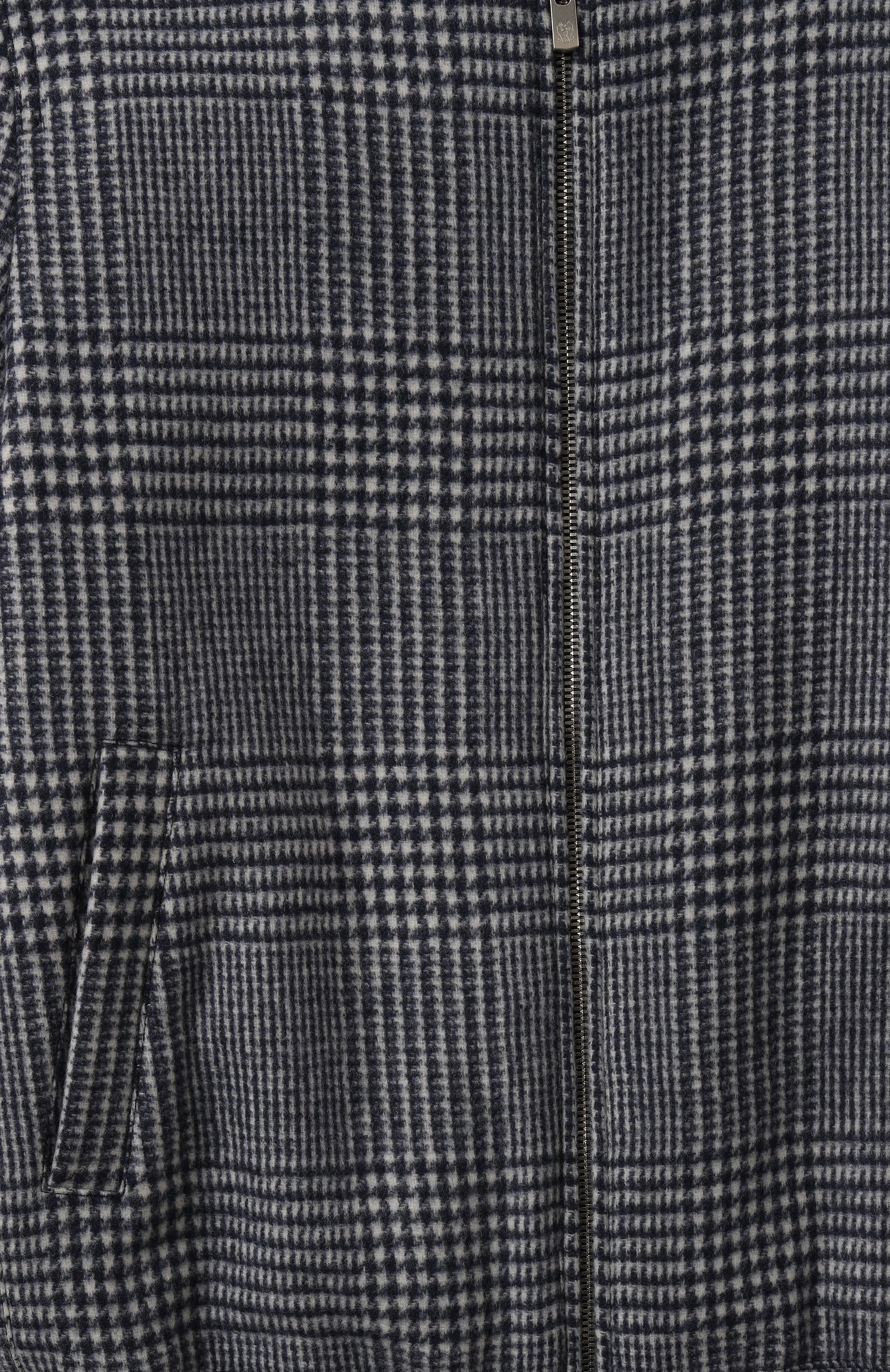 Шерстяной бомбер BRUNELLO CUCINELLI темно-синего цвета по цене 94600 руб., арт. BY4780960C, фото 3 Шерстяной бомбер BRUNELLO CUCINELLI, арт. BY4780960C, фото 3