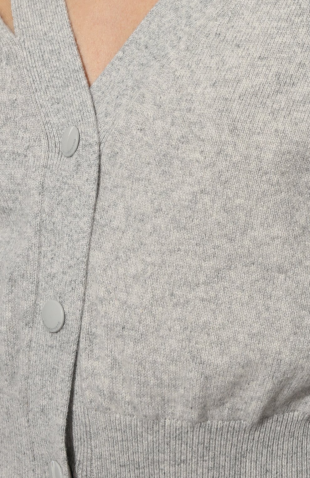 Кардиган из шерсти и вискозы ALEXANDER WANG серого цвета по цене 77350 руб., арт. 1KC1223022, фото 5 Кардиган из шерсти и вискозы ALEXANDER WANG, арт. 1KC1223022, фото 5