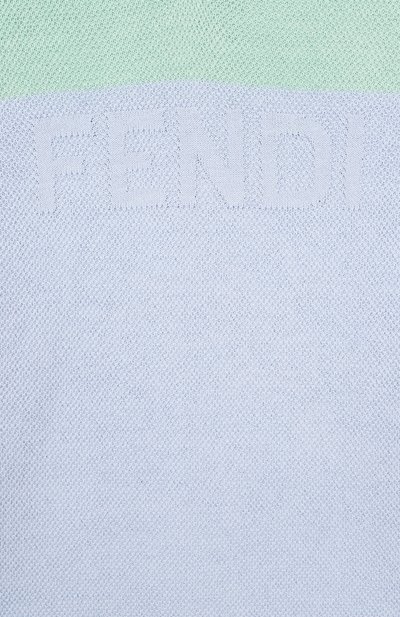 Хлопковое поло FENDI, арт. JMG153/AVWY_001, фото 3