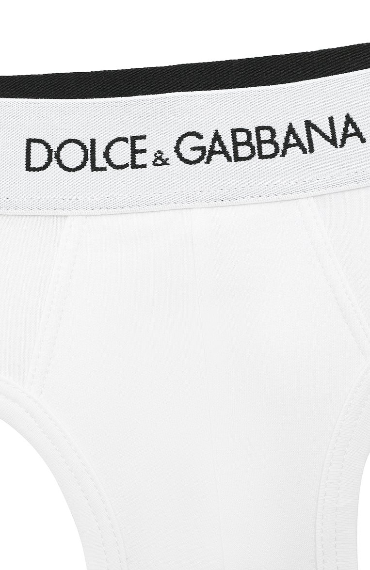 Детские комплект из двух брифов DOLCE & GABBANA белого цвета, арт. L4J700/G70CT | Фото 3 (Статус проверки: Проверена категория; Рукава: Короткие; Региональные ограничения белый список (Axapta Mercury): RU; Материал вне�шний: Хлопок; Драгоценные камни: Проставлено; Материал сплава: Проставлено; Ювелирные украшения: Назначено; Ростовка одежда: 10 - 11 лет | 140 - 146см, 12 лет | 152 см, 2 года | 92 см, 3 года | 98 см, 4 года | 104 см, 5 лет | 110 см, 6 лет | 116 см, 8 лет | 128 см)