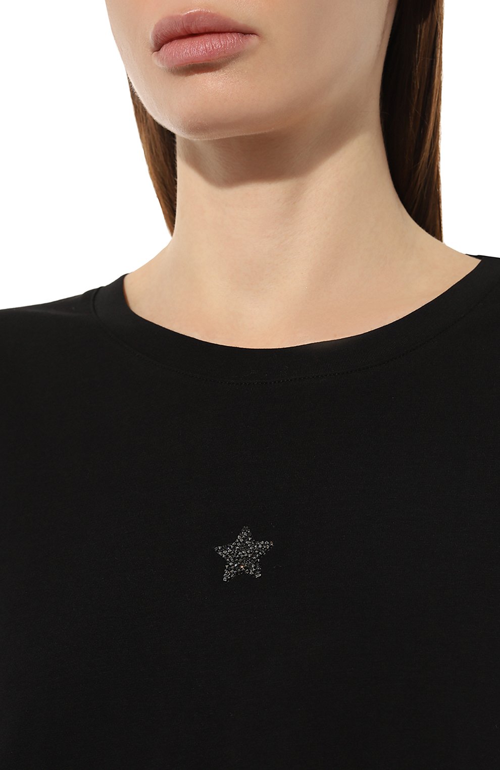 Хлопковая футболка LORENA ANTONIAZZI, арт. P2308TS25A/9999, фото 5