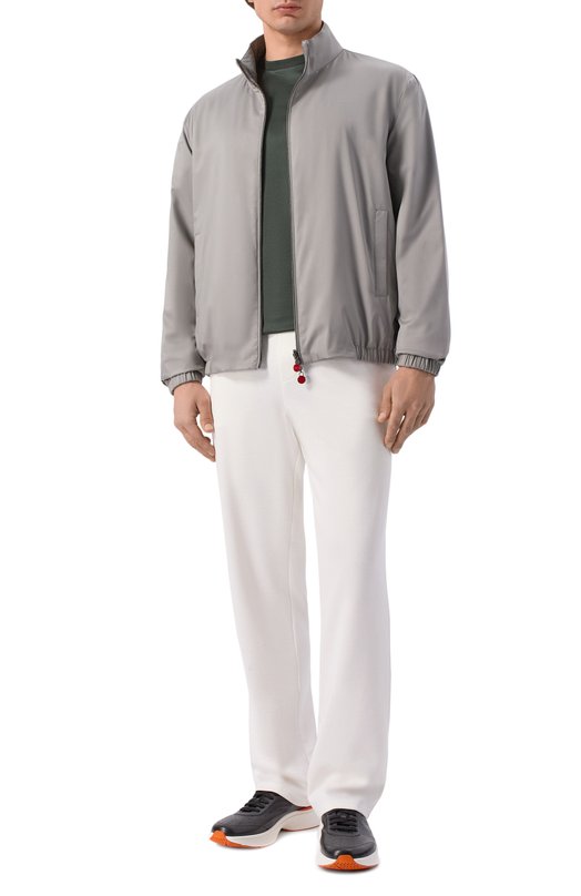 Двусторонний бомбер Kiton UW2306V0820H Серый  UW2306V0820H Фото 2