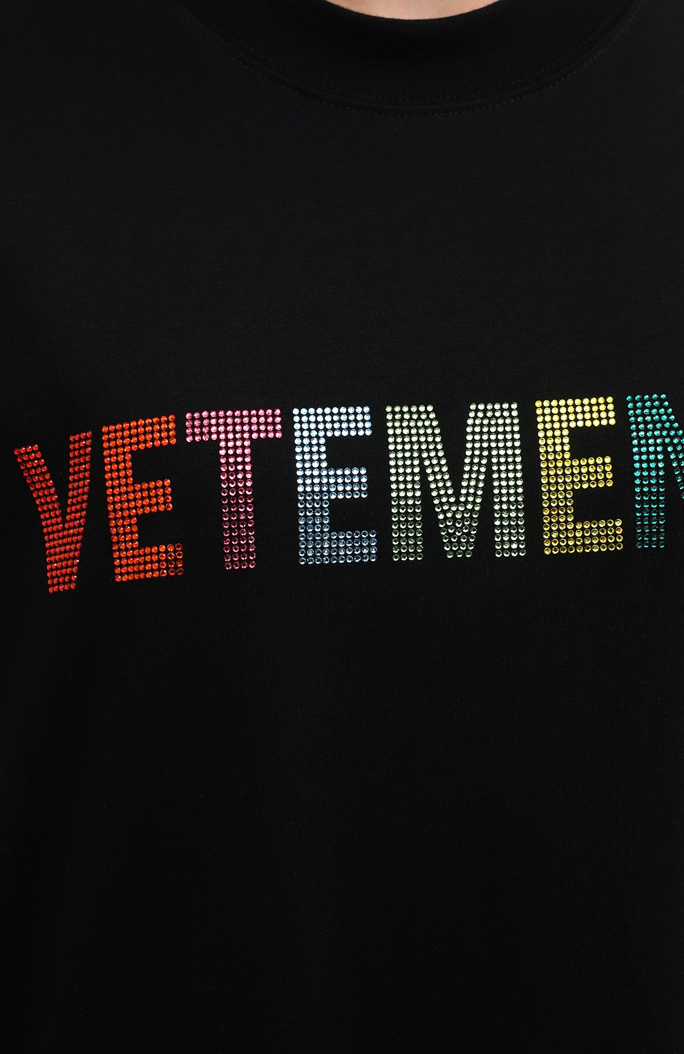 Хлопковая футболка VETEMENTS, арт. UE52TR510B 1611/W, фото 5