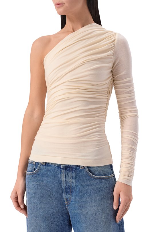 Топ из лиоцелла Annette Agolde A7406-1618 Кремовый  A7406-1618 Фото 3