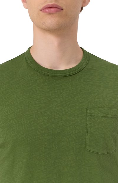 Хлопковая футболка MC2 SAINT BARTH зеленого цвета по цене 9575 руб., арт. STBM PRESIDENT/00019H, фото 5 Хлопковая футболка MC2 SAINT BARTH, арт. STBM PRESIDENT/00019H, фото 5