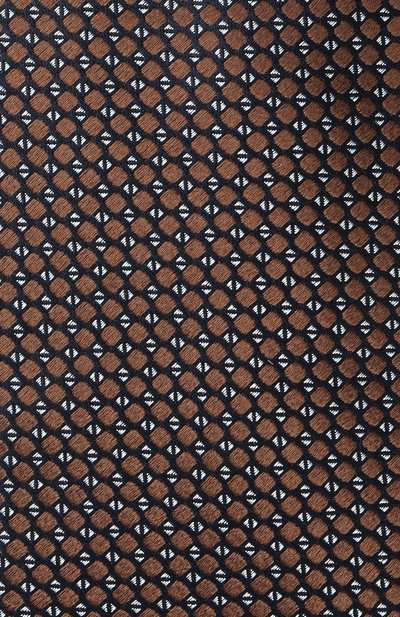 Шелковый галстук CANALI коричневого цвета по цене 16050 руб., арт. 24/HJ03074, фото 3 Шелковый галстук CANALI, арт. 24/HJ03074, фото 3