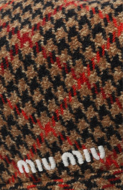 Шерстяной берет MIU MIU, арт. 5HC075-1V7U-F0005, фото 4