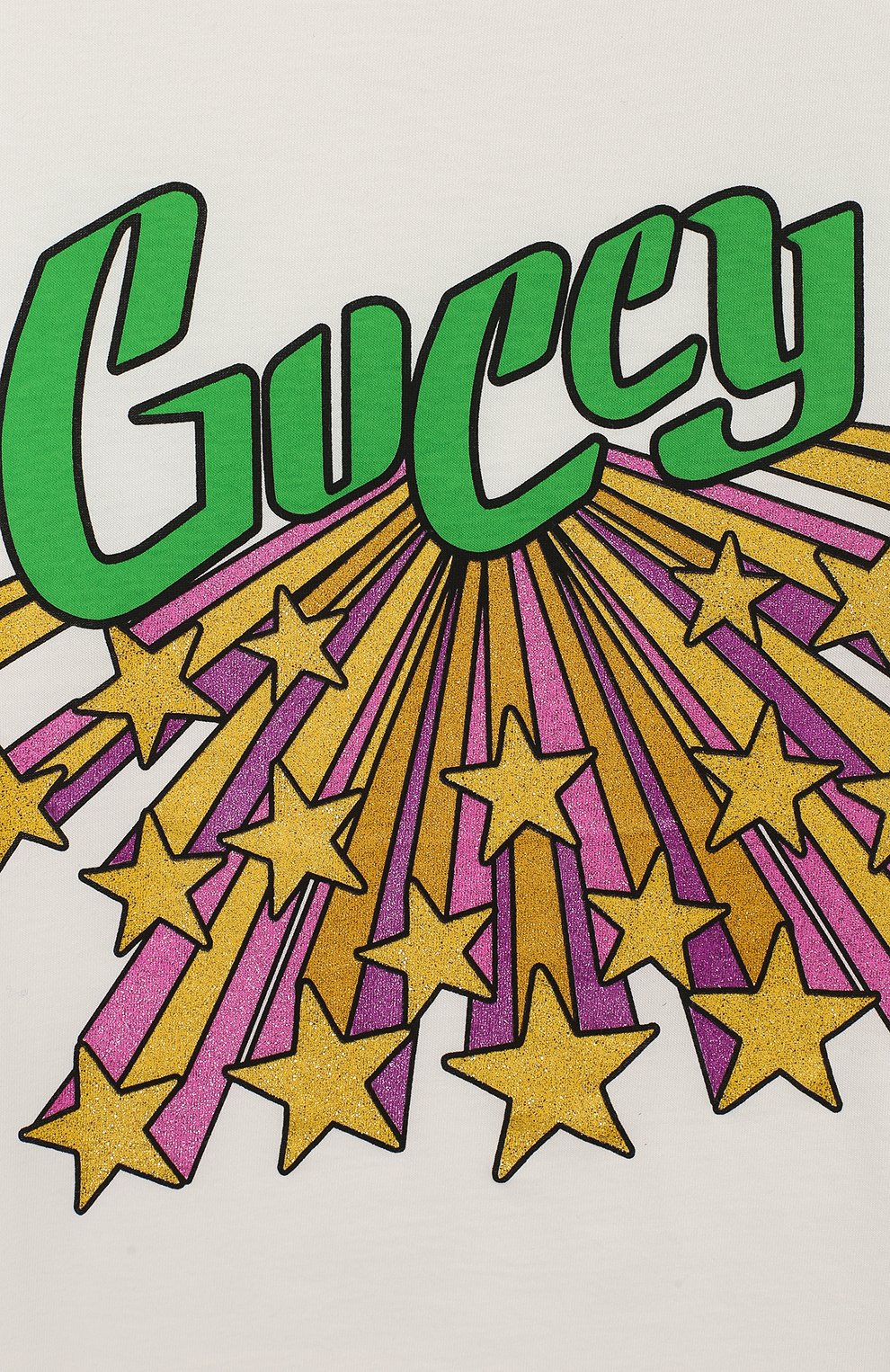 Хлопковая футболка GUCCI, арт. 546650/XJFA3, фото 3