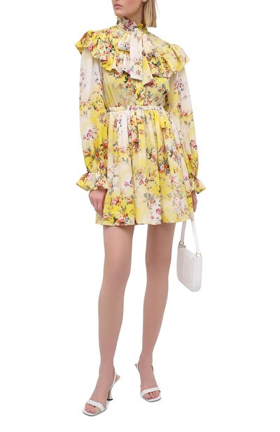 Платье MSGM желтого цвета по цене 57200 руб., арт. 3041MDA20 217152, фото 2 Платье MSGM, арт. 3041MDA20 217152, фото 2