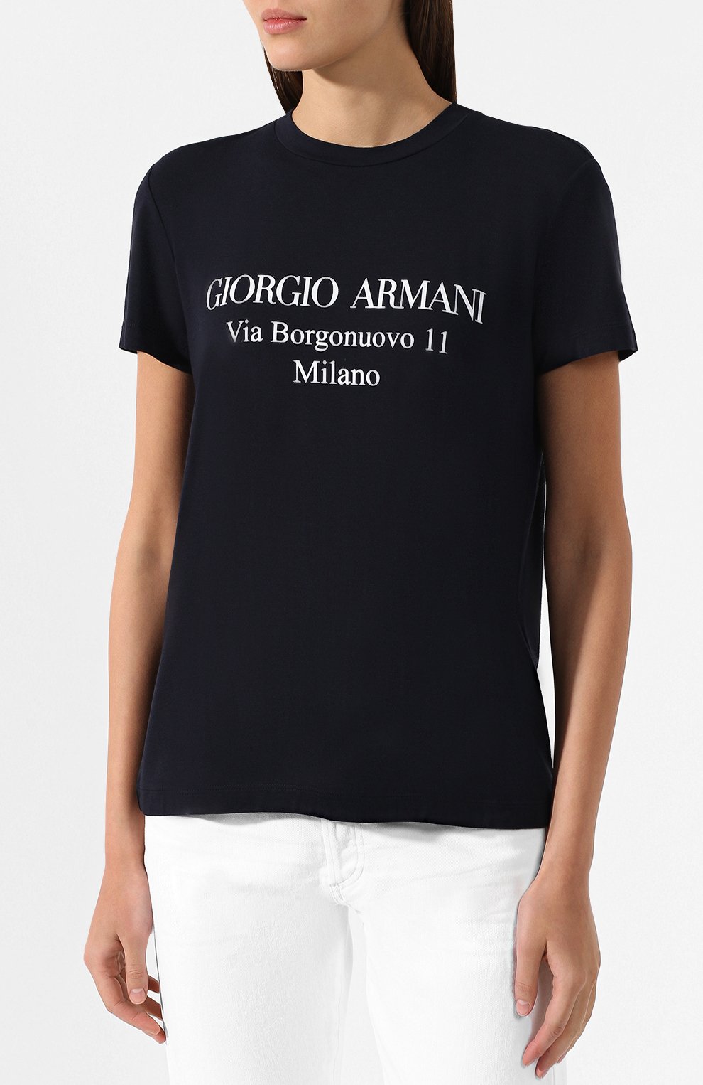 Футболка из вискозы GIORGIO ARMANI, арт. 3GAM63/AJP4Z, фото 3