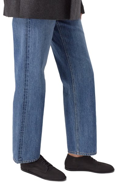 Дерби из нубука CO, арт. 0493NABK-BLA, фото 3