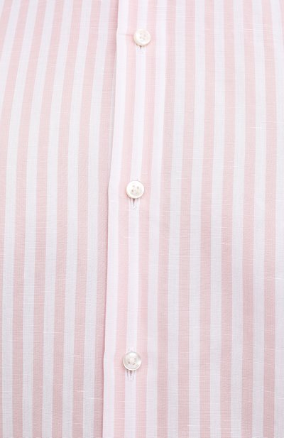 Рубашка из хлопка и льна BOSS, арт. 50451268, фото 5