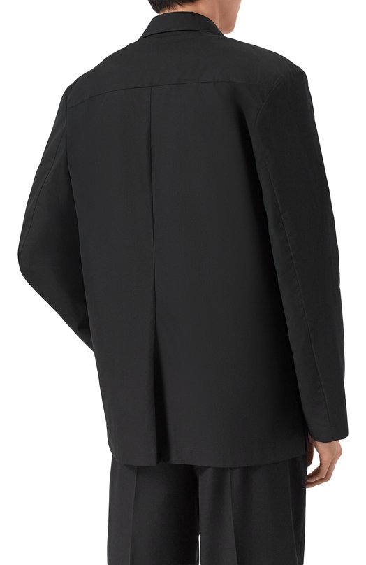 Хлопковый пиджак Dries Van Noten 020718/3293 Чёрный  020718/3293 Фото 4