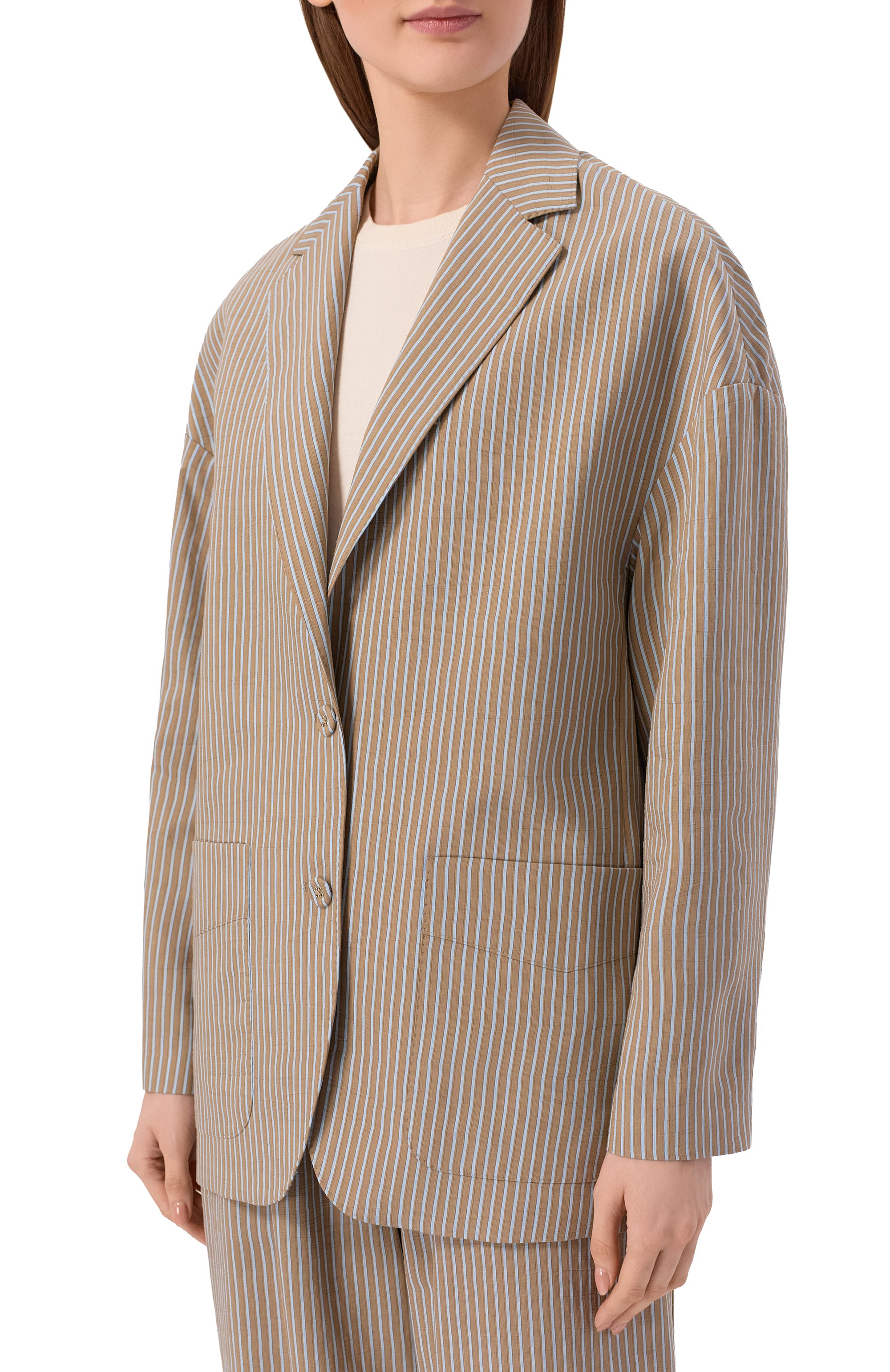  Жакет изо льна и вискозы OFFICINE GENERALE, арт. S26WTLG413, фото 3