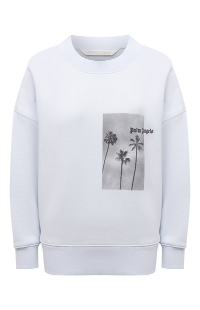 Женский хлопковый свитшот PALM ANGELS, арт. PWBA017S21FLE0064410