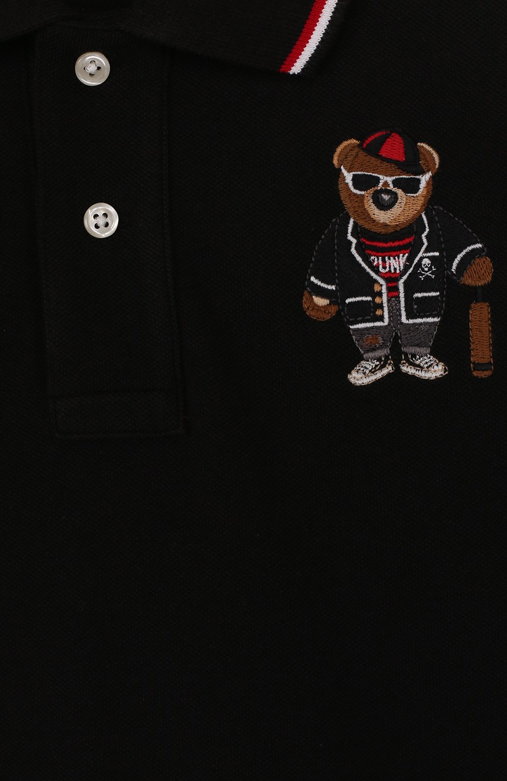 Хлопковое поло с вышивкой POLO RALPH LAUREN, арт. 323694730, фото 3