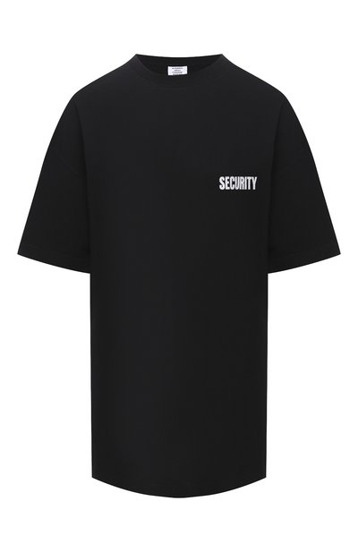 Женская хлопковая футболка VETEMENTS, арт. UAH21TR510 1600/W