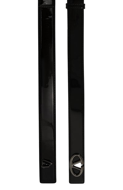 Кожаный ремень VALENTINO черного цвета по цене 68600 руб., арт. 5W0T0SL1/CNR, фото 3 Кожаный ремень VALENTINO, арт. 5W0T0SL1/CNR, фото 3