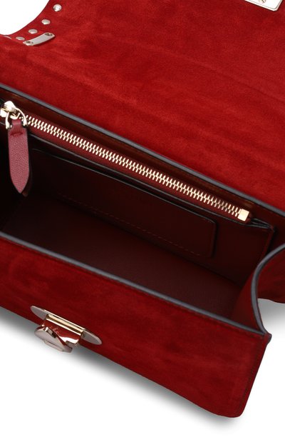 Сумка rockstud small VALENTINO красного цвета по цене 193000 руб., арт. 9W2B0T76/KQQ, фото 5 Сумка rockstud small VALENTINO, арт. 9W2B0T76/KQQ, фото 5
