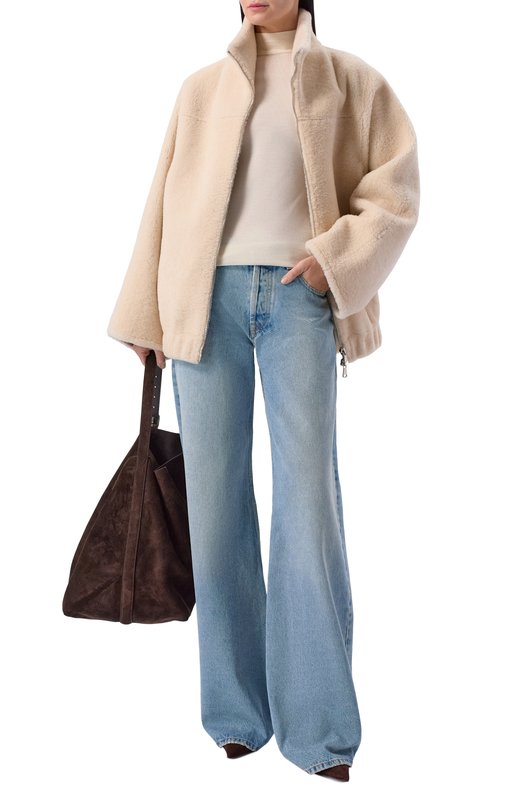 Дубленка из овчины Bats W_SH_62 Бежевый  W_SH_62 Фото 2