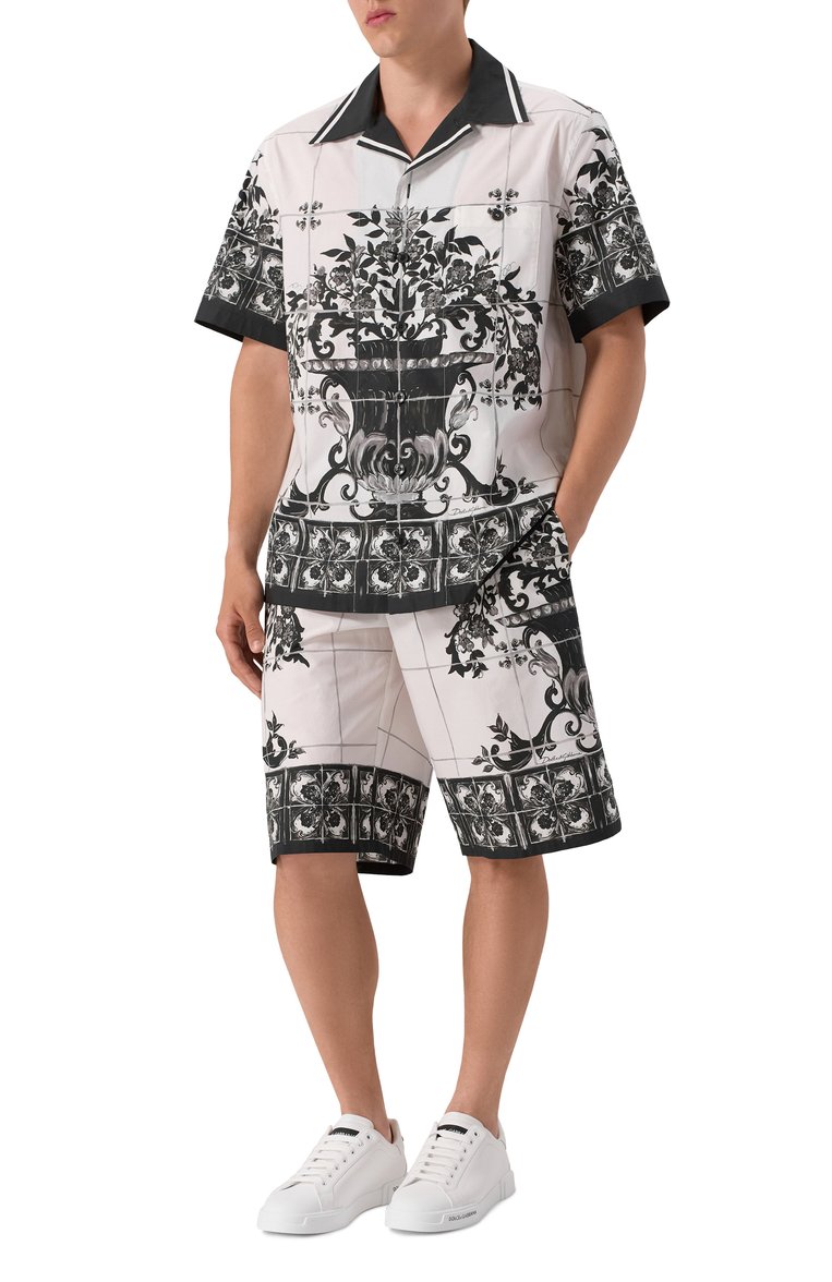 Кожаные кеды portofino light DOLCE & GABBANA, арт. CS2332/AA335, фото 1