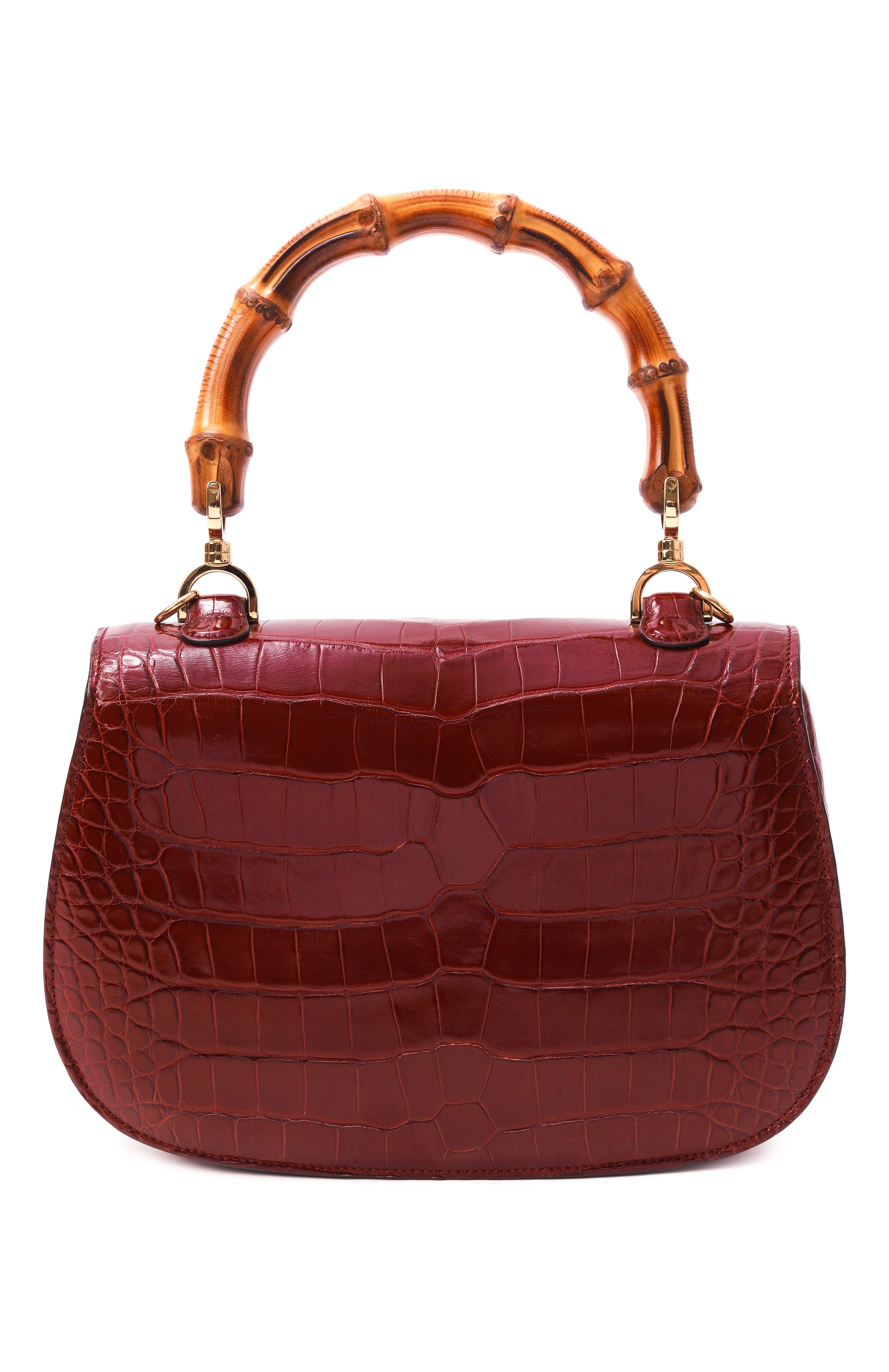 Сумка gucci bamboo 1947 small из кожи аллигатора GUCCI, арт. 517337 EV40G, фото 5