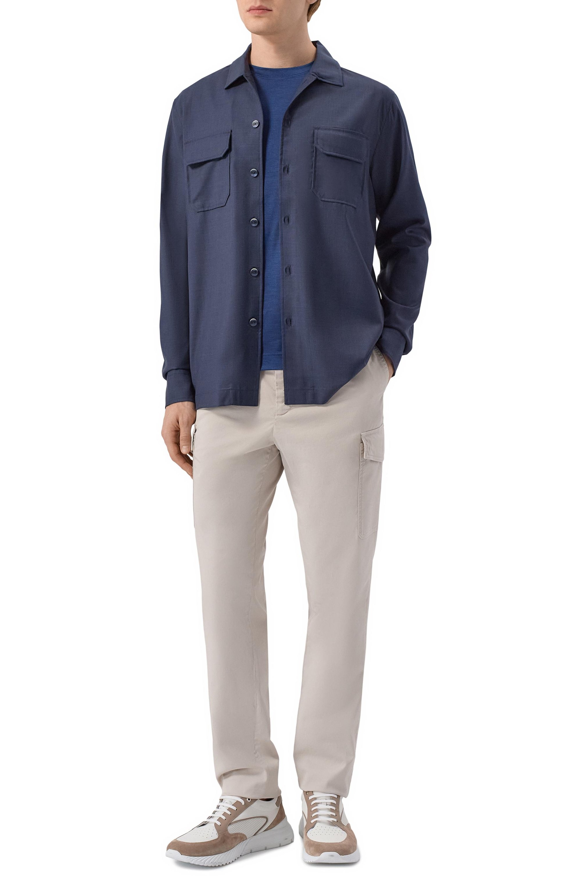 Шерстяная рубашка CAPOBIANCO, арт. 20M514.UN00._001, фото 2