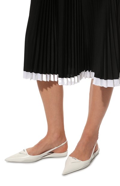 Кожаные балетки PRADA, арт. 1F819M-055-F0009-005, фото 3