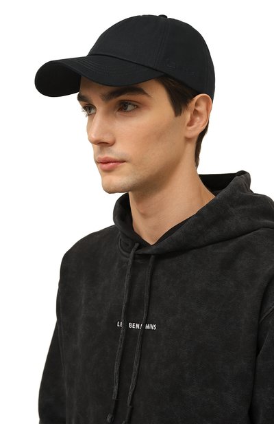 Бейсболка из хлопка и вискозы WOOLRICH темно-синего цвета по цене 12300 руб., арт. CFW0AC0211MRUT3451, фото 2 Бейсболка из хлопка и вискозы WOOLRICH, арт. CFW0AC0211MRUT3451, фото 2