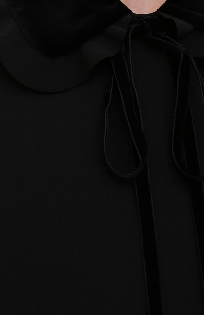 Платье REDVALENTINO черного цвета по цене 52100 руб., арт. WR3VABP0/610, фото 5 Платье REDVALENTINO, арт. WR3VABP0/610, фото 5