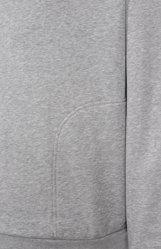 Хлопковое худи Zegna N6MH0/194 Серый  N6MH0/194 Фото 7