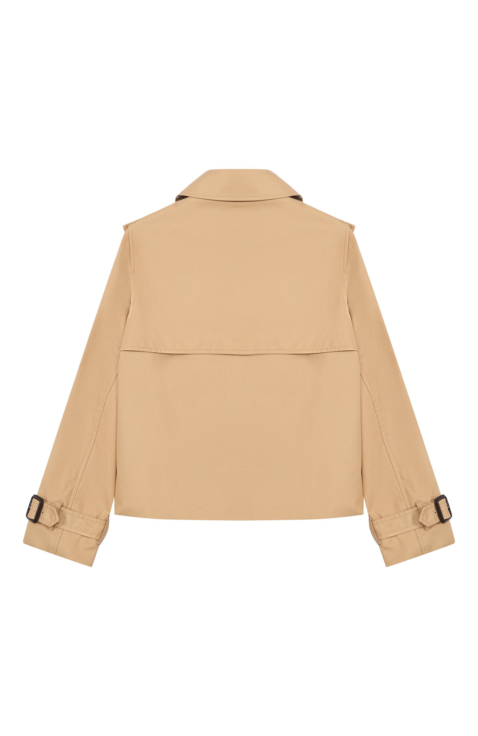 Хлопковый тренч BURBERRY бежевого цвета по цене 89950 руб., арт. 8126123, фото 2 Хлопковый тренч BURBERRY, арт. 8126123, фото 2