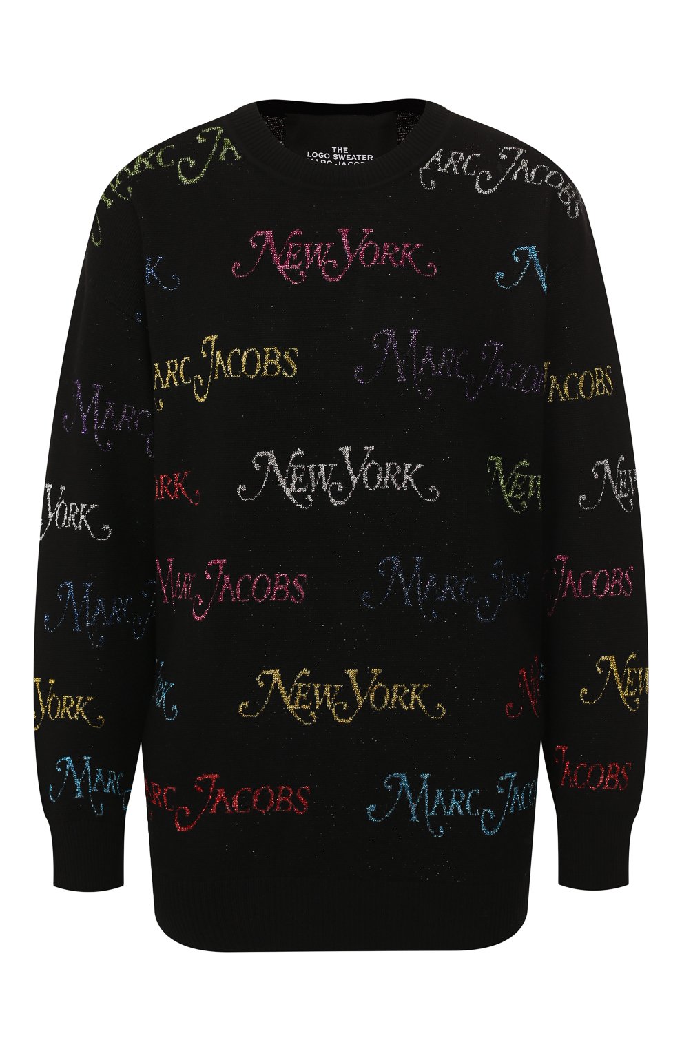 Шерстяной свитер MARC JACOBS (THE) черного цвета по цене 57650 руб., арт. M4007948, фото 1 Шерстяной свитер MARC JACOBS (THE), арт. M4007948, фото 1