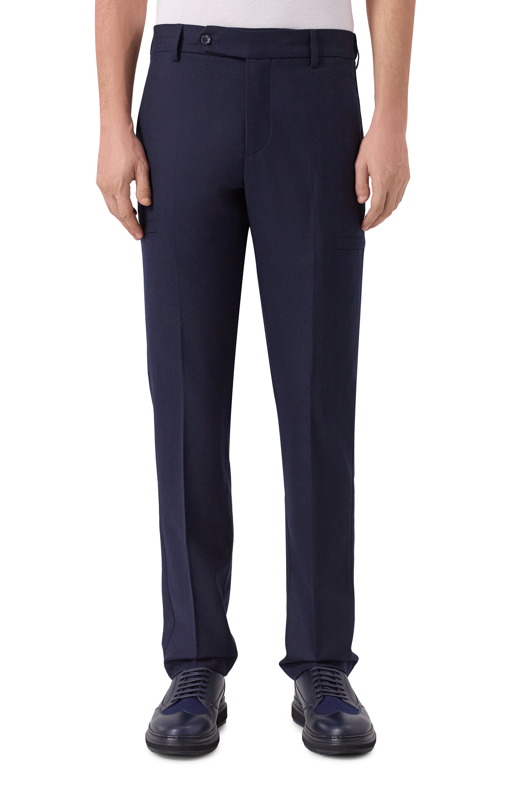 Шерстяные брюки MARCO PESCAROLO, арт. METIS/5215, фото 3