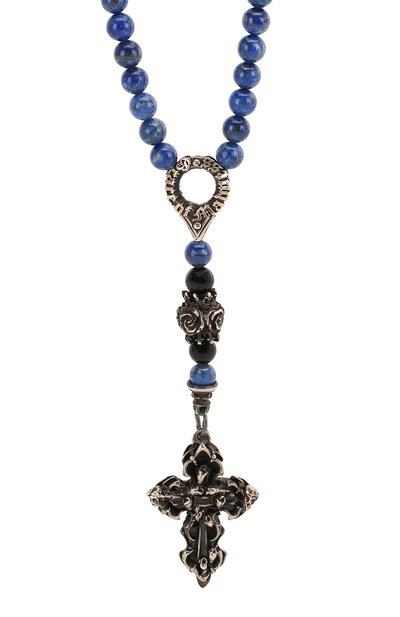 Бидсы ангелы и демоны GL JEWELRY синего цвета по цене 39160 руб., арт. PB603, фото 2 Бидсы ангелы и демоны GL JEWELRY, арт. PB603, фото 2