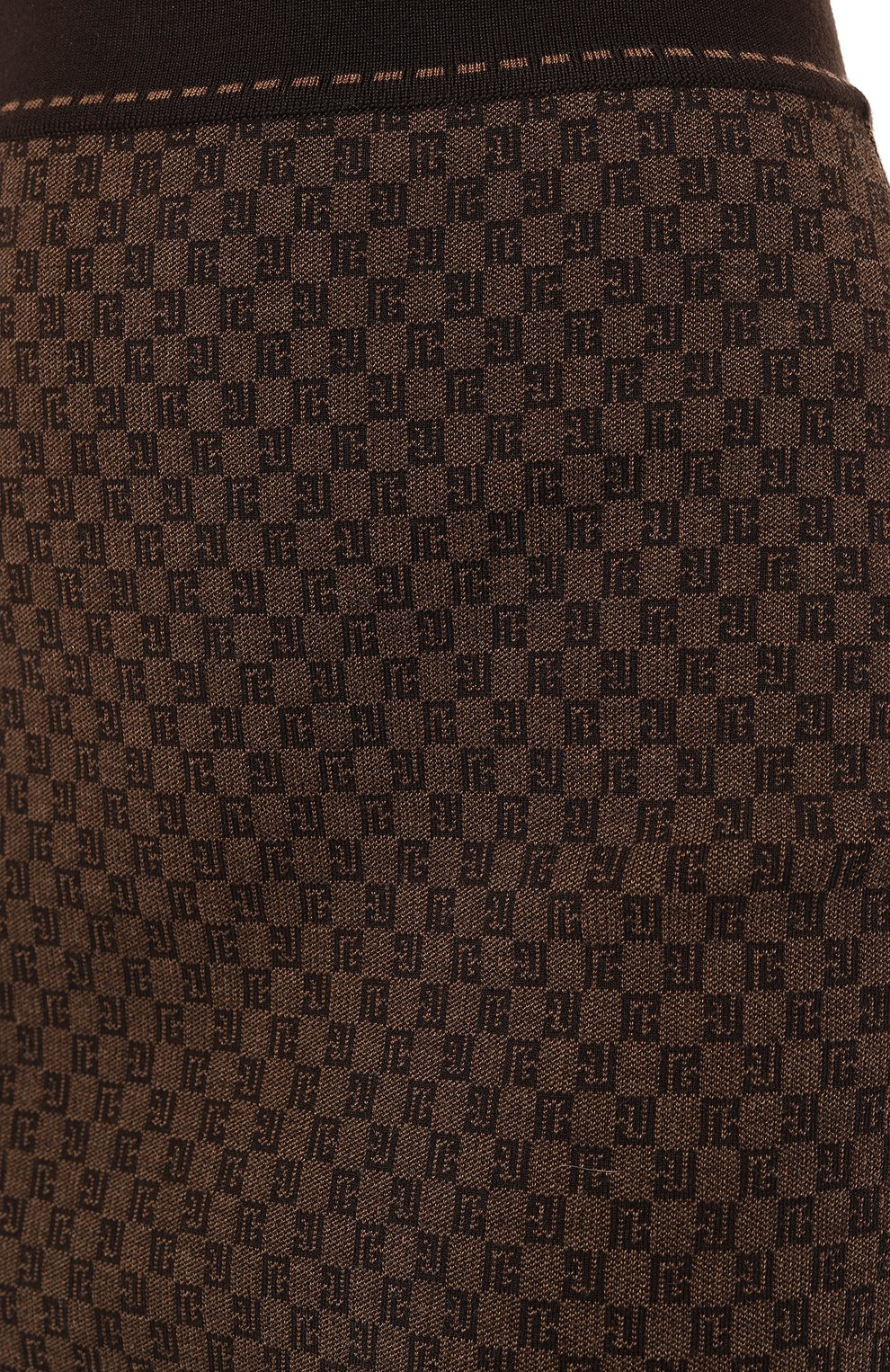 Юбка BALMAIN темно-коричневого цвета по цене 137500 руб., арт. BF0LC008KF23, фото 5 Юбка BALMAIN, арт. BF0LC008KF23, фото 5